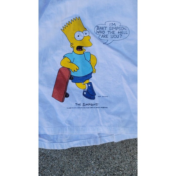 Vtg 1990 The Simpsons Boxer Shorts Deadstock Bart Simpson - Picture 2 of 6